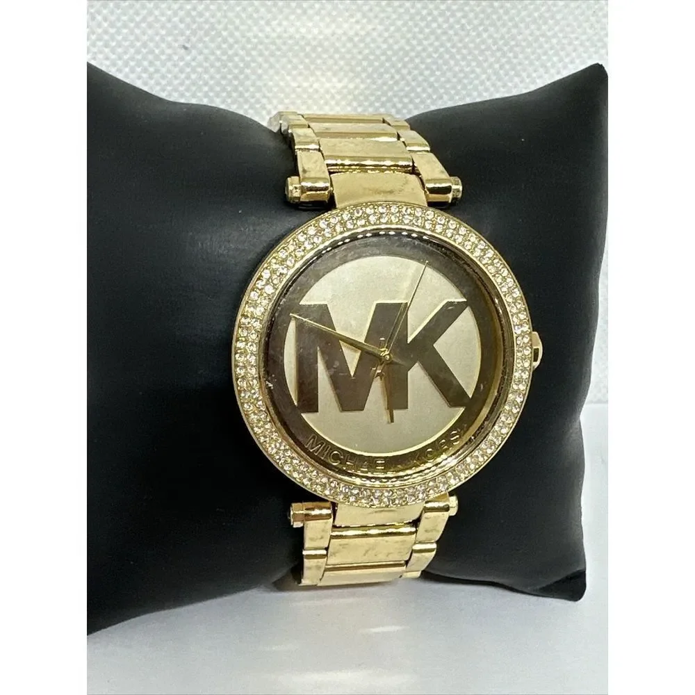 Michael Kors Parker MK5784 Women's Gold Stainless Steel Analog Dial Watch NUL18